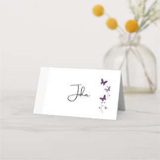 Soft And Decent Elegant Table Card
