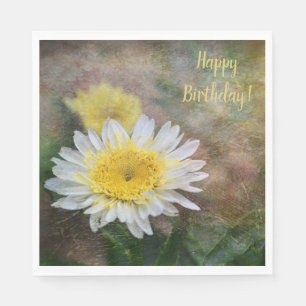 Soft and Dreamy Daisy Birhday Napkins