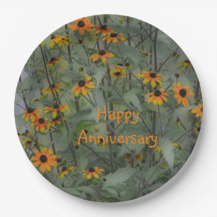 Soft and Dreamy Happy Anniversary Paper Plates