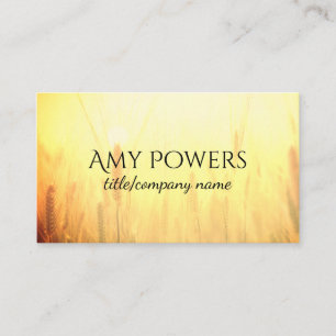 soft and dreamy nature business card double sided