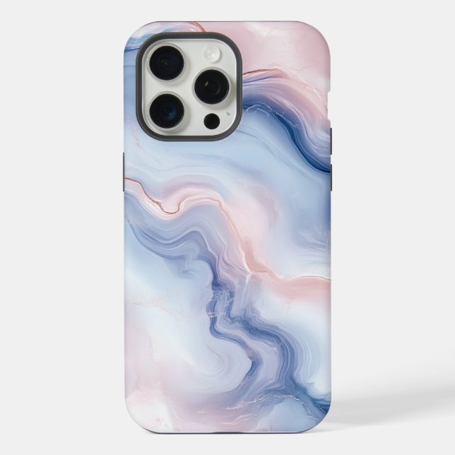 🎨 Soft and Elegant Pastel Marble Pattern 🎨 Iphone Case (Back)