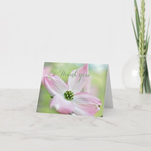 Soft and Elegant Thank you Card