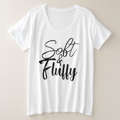 Soft and Fluffy Cute Plus Size T_Shirt
