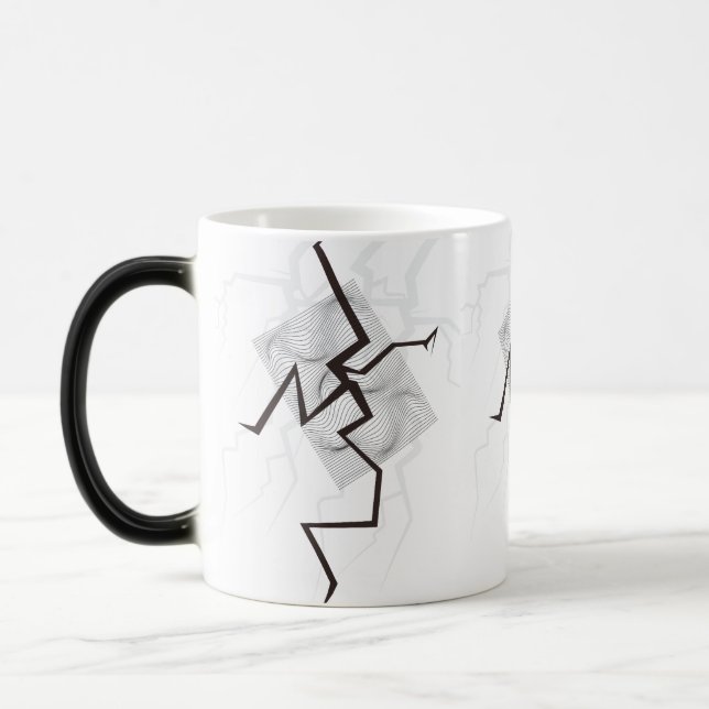 Soft and harmonious lines color morph mug  (Left)