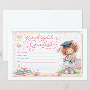 Soft and Playful Kindergarten Milestone Template