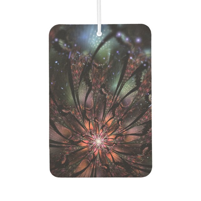 Soft and tenderness fractal fantasy flower  air freshener (Front)