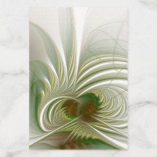 Soft and tenderness fractal fantasy flower envelope liner