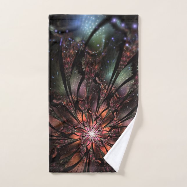 Soft and tenderness fractal fantasy flower  hand towel  (Hand Towel)