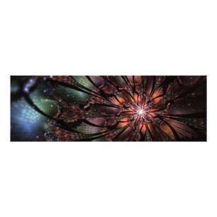 Soft and tenderness fractal fantasy flower photo print