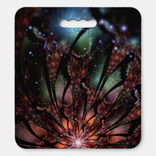 Soft and tenderness fractal fantasy flower  seat cushion