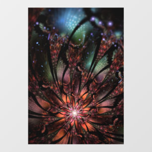 Soft and tenderness fractal fantasy flower  wall decal 