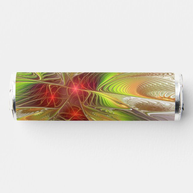 Soft and tenderness fractal fantasy flowers breath savers® mints (Front)