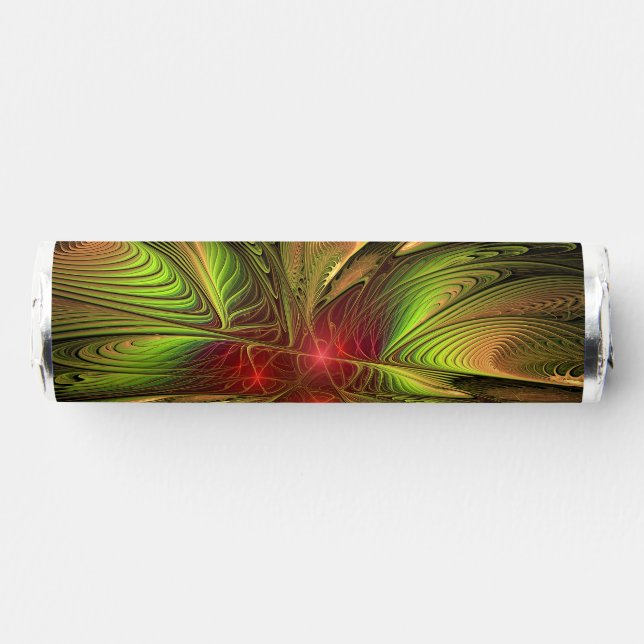Soft and tenderness fractal fantasy flowers  breath savers® mints (Front)