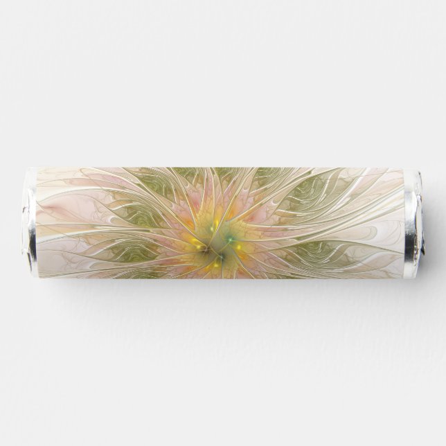 Soft and tenderness fractal fantasy flowers  breath savers® mints (Front)