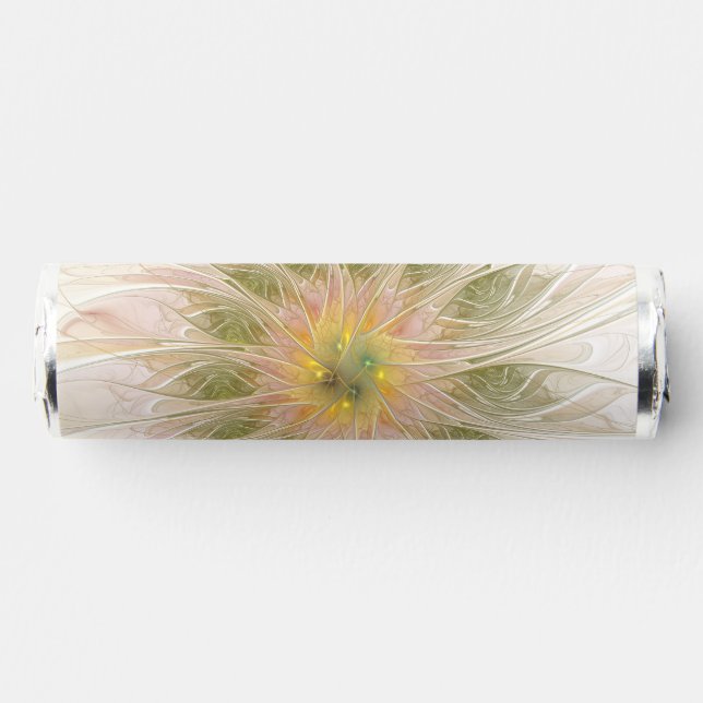 Soft and tenderness fractal fantasy flowers  breath savers® mints (Front)