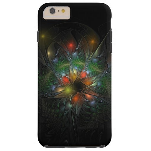 Soft and tenderness fractal fantasy flowers tough iPhone 6 plus case