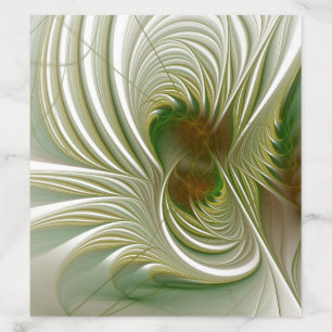 Soft and tenderness fractal fantasy flowers envelope liner