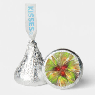 Soft and tenderness fractal fantasy flowers  hershey®'s kisses®
