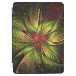 Soft and tenderness fractal fantasy flowers iPad air cover