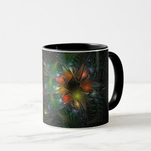 Soft and tenderness fractal fantasy flowers  mug