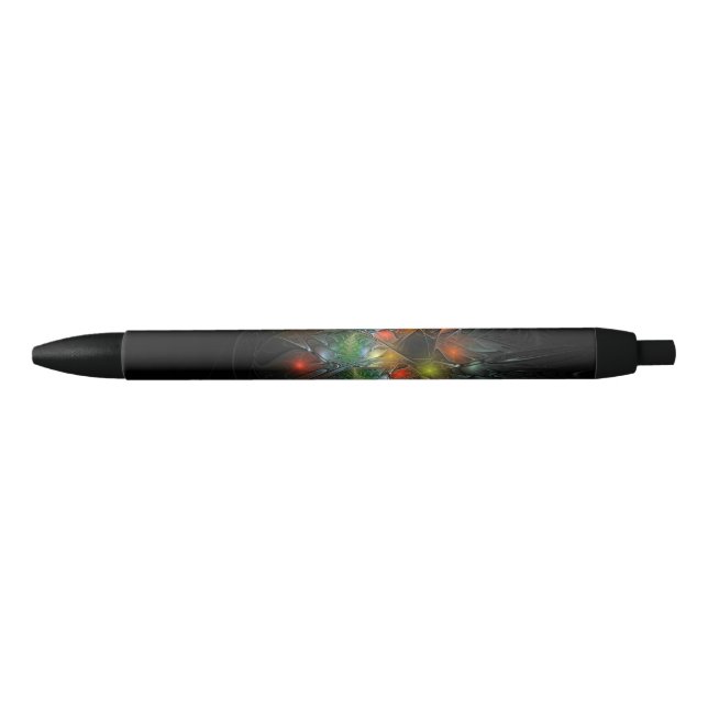 Soft and tenderness fractal fantasy flowers  pen (Front)