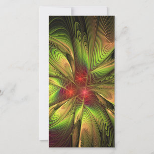 Soft and tenderness fractal fantasy flowers save the date