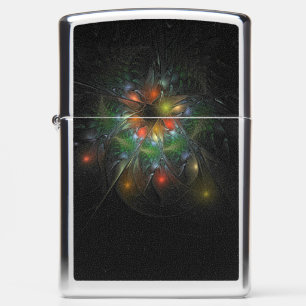 Soft and tenderness fractal fantasy flowers zippo lighter