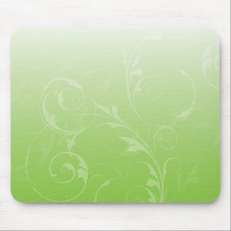 Soft and Wavy on Lime Mousepad