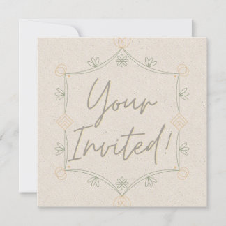 Soft and Whimsical Invite