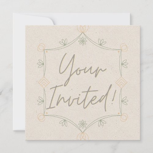 Soft and Whimsical Invite