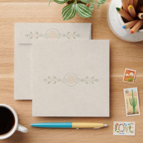 Soft and Whimsical Invite Envelope