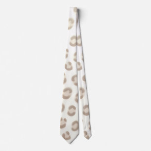 Soft Animal Luxe Pattern Elegant Animal Print Neck Tie