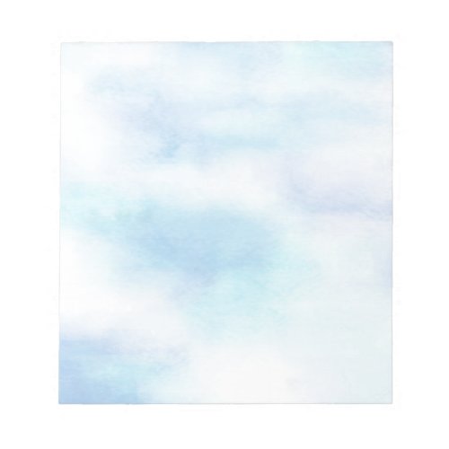 Soft Aqua Blue Sky Notepad