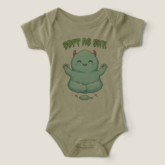 Soft as Sky: Kawaii Cloud Monster Zen Yoga & Medit Infant T-shirt