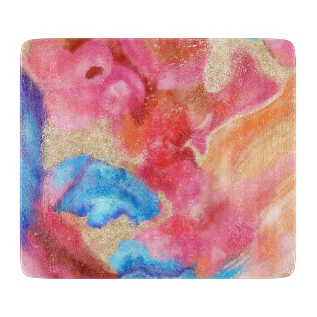 SOFT AS STONE Art Cutting Board (Front)