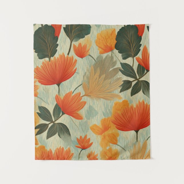 Soft Autumn Garden Tapestry (Front)