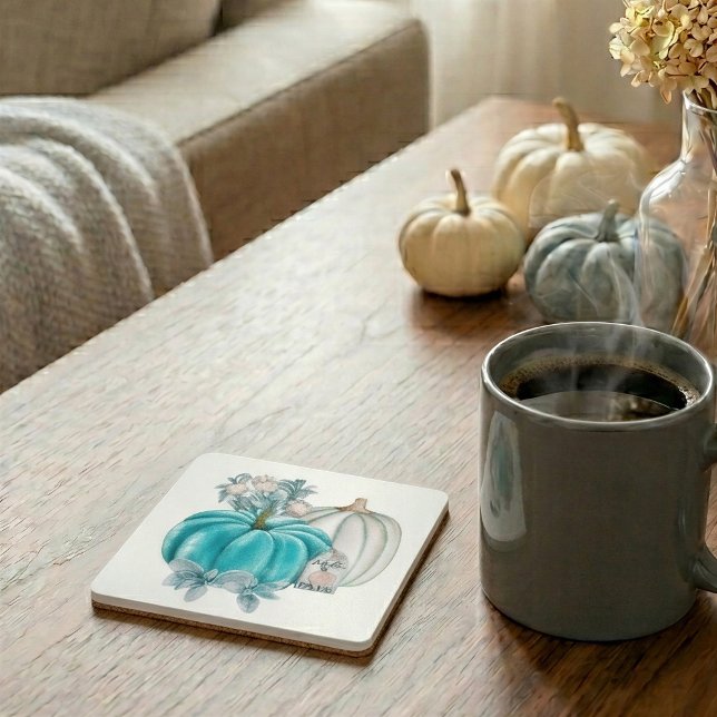 Soft Autumn Pumpkin Drink Coaster (Creator Uploaded)