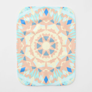 Soft Baby Blue Magic Star Summer Nursery Baby Burp Cloth