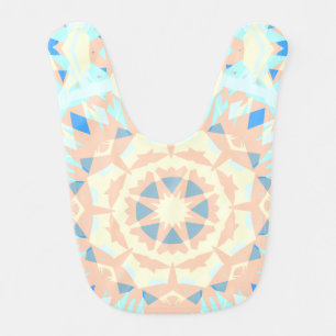 Soft Baby Blue Magic Star Summer Nursery Bib
