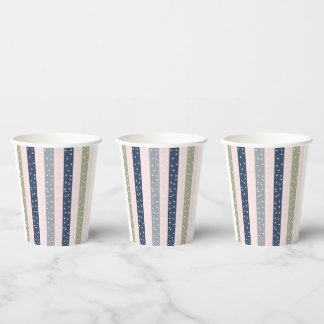 Soft Baby Colors Paper Cups