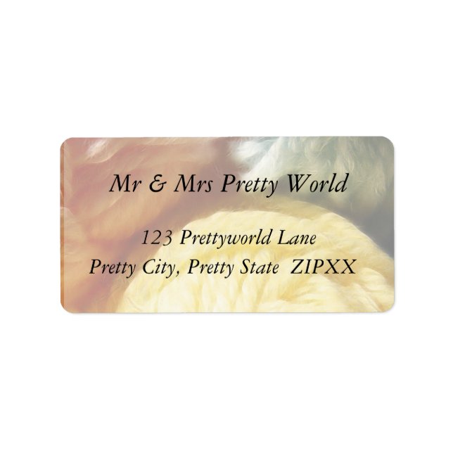 Soft Balls Of Yarn Label (Front)