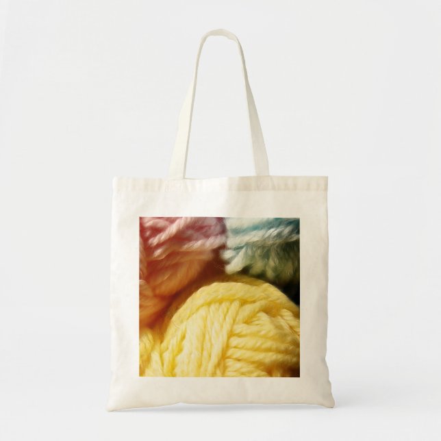 Soft Balls Of Yarn Tote Bag (Front)