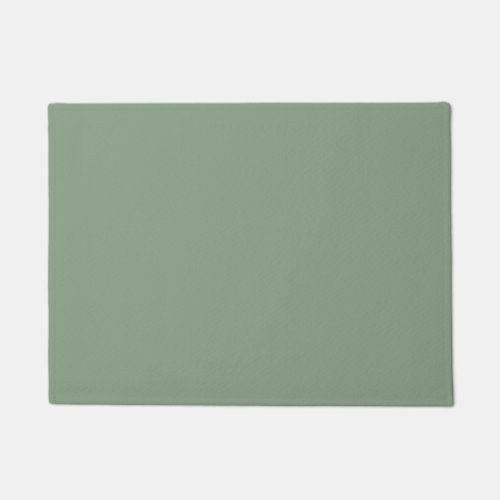 Soft Basil Green Muted Neutral Solid Color Doormat