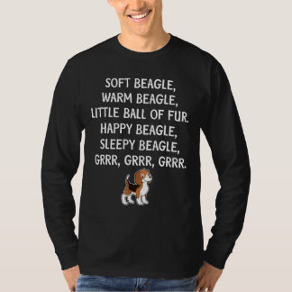 Soft Beagle Warm Beagle Little Ball Of Fur T-Shirt