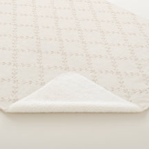 Soft Beige Boho Floral Trellis Pattern