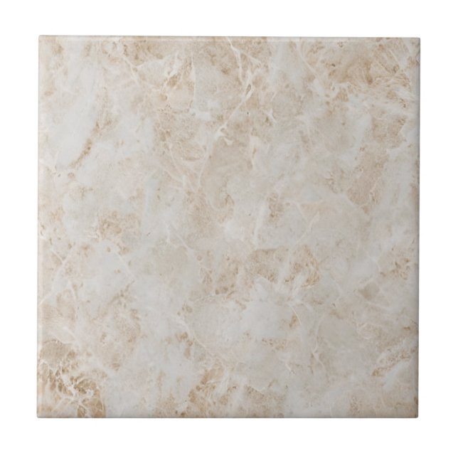 Soft Beige Marble Stones Ceramic Tile (Front)