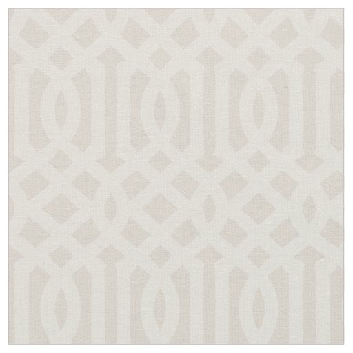 Soft Beige Trellis Fabric