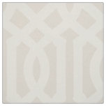 Soft Beige Trellis Large Scale Fabric