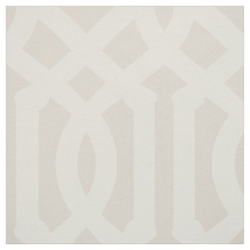 Soft Beige Trellis Large Scale Fabric