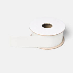 Soft Billowy Cloud White Solid Color Of The Year Grosgrain Ribbon